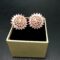 American Diamond Earring Tops Rose Gold Polish