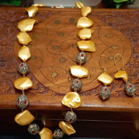 Multicolor Handmade Loop Fitting Beaded Designer Necklace for Women Wedding