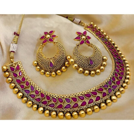 Multicolor Necklace Jewellery Set for Women